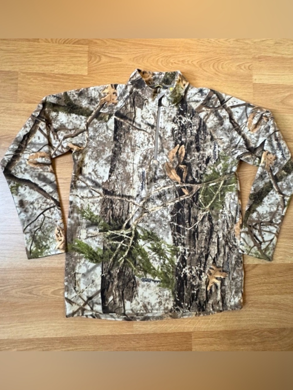 Cabela's Realtree-Style Camo Quarter-Zip Hunting Pullover‎ - Zonz Woodlands